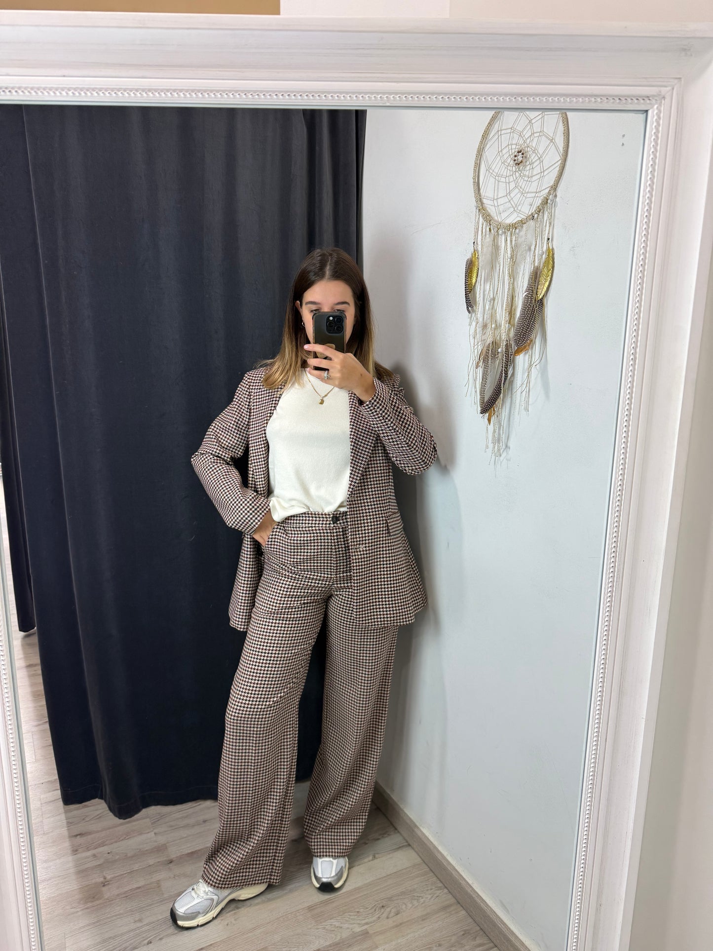 Pantalone pied de poule ANYPLACE