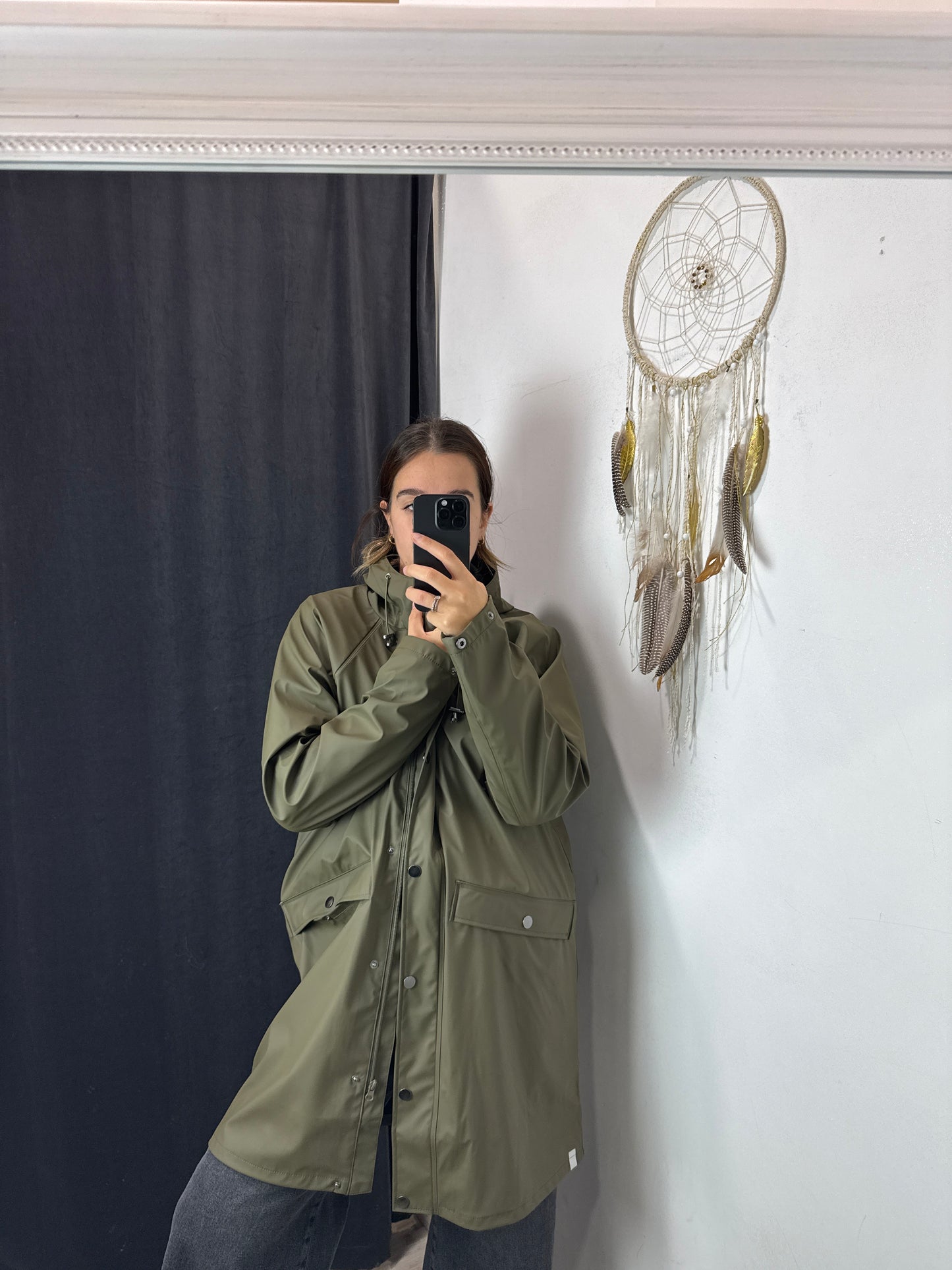 Trench verde militare ICHI