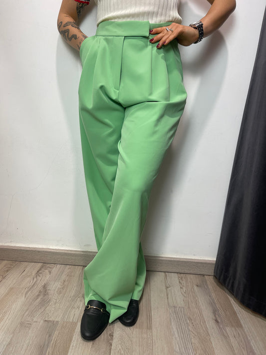 Pantalone Vega pistacchio SILENCE LIMITED