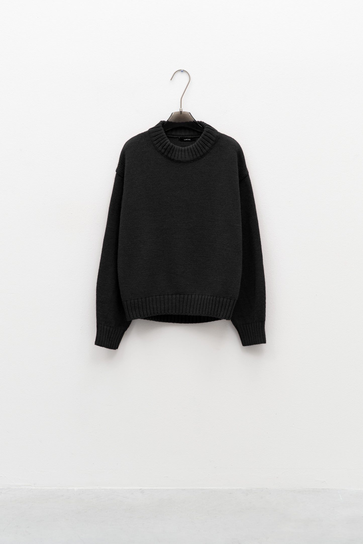 Pull girocollo nero