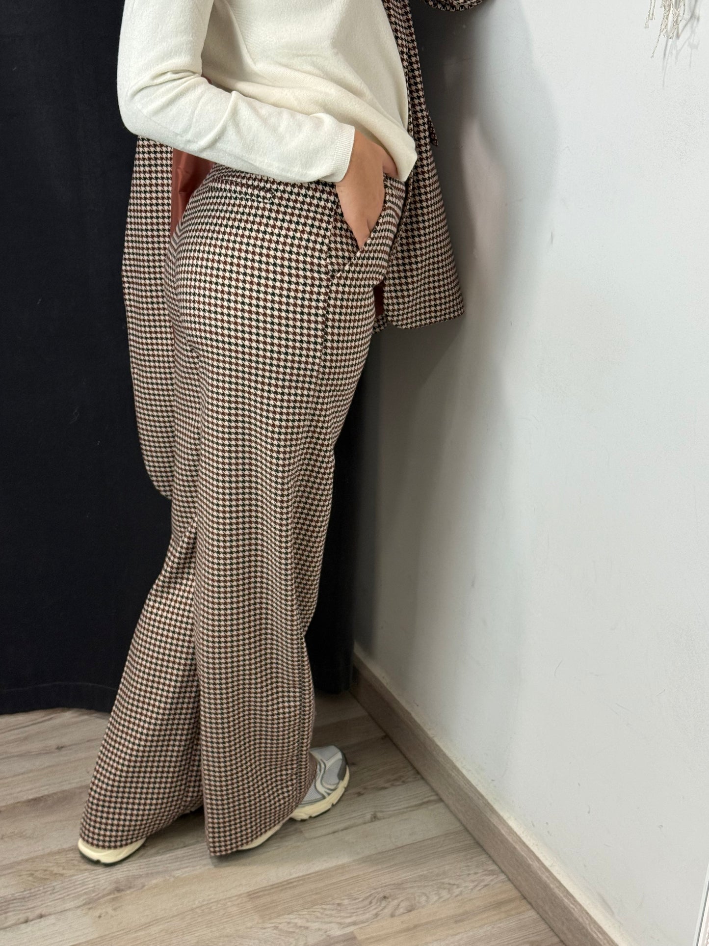 Pantalone pied de poule ANYPLACE