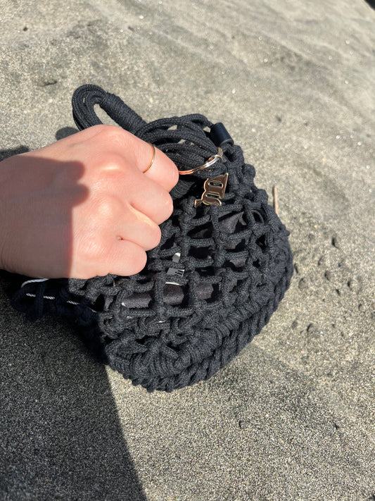 Petit sac de plage lipari black