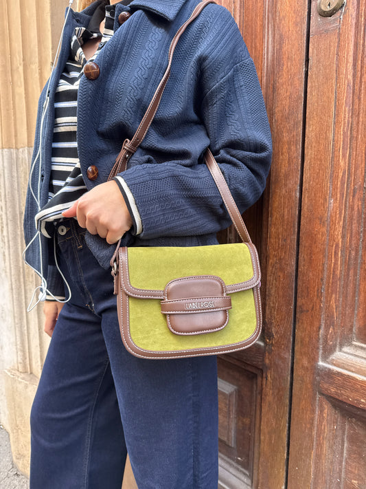 Borsa Addison Verde Label Rose