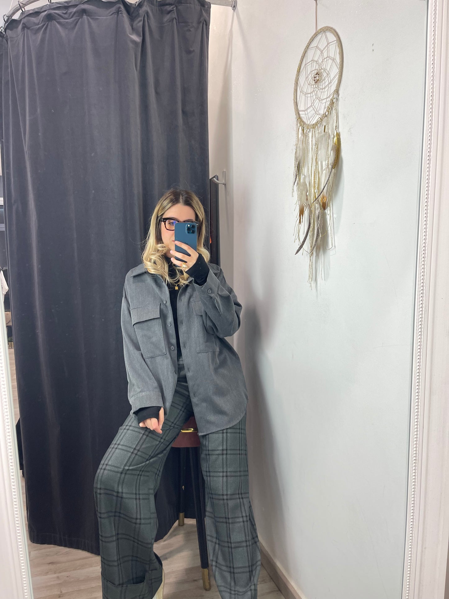 Camicia con tasche