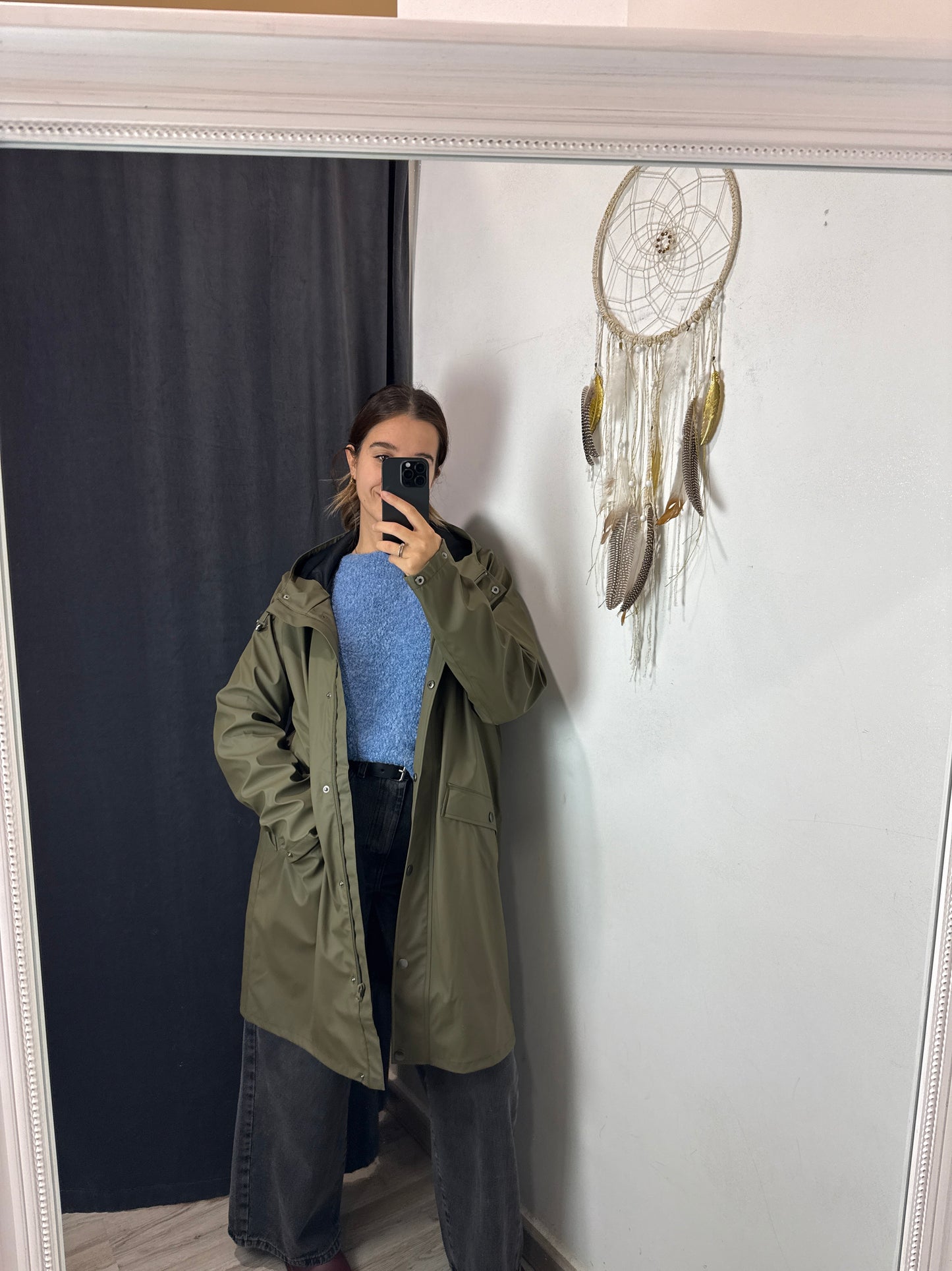 Trench verde militare ICHI