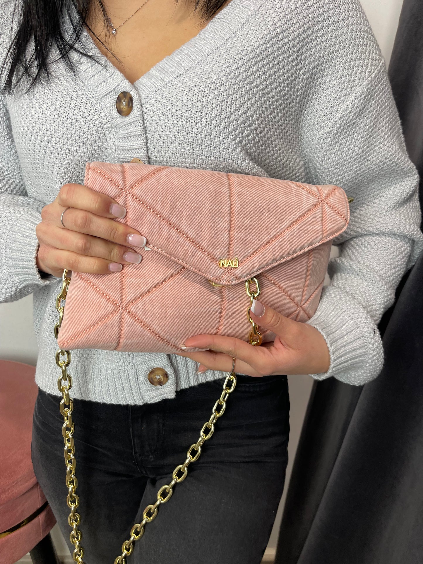 Borsa sagittario denim Nalì