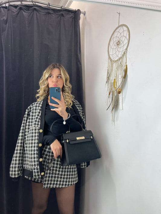 Giacca bottoni oro