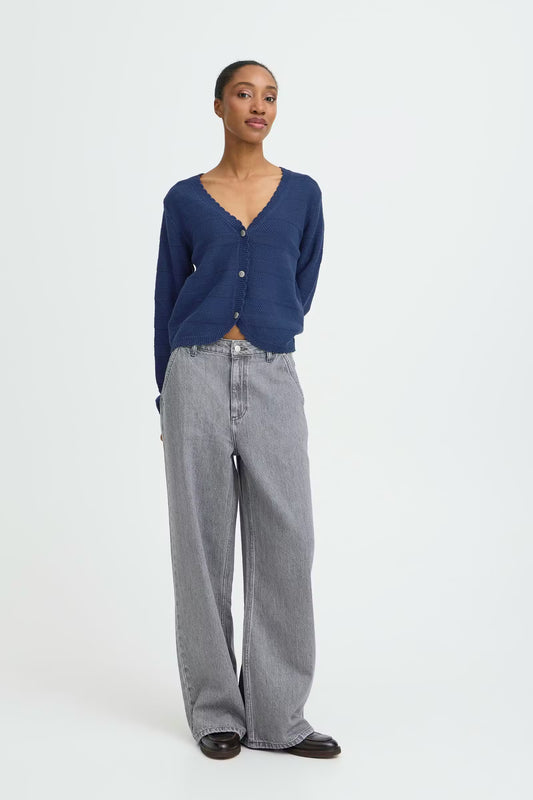 Cardigan blue B-YOUNG