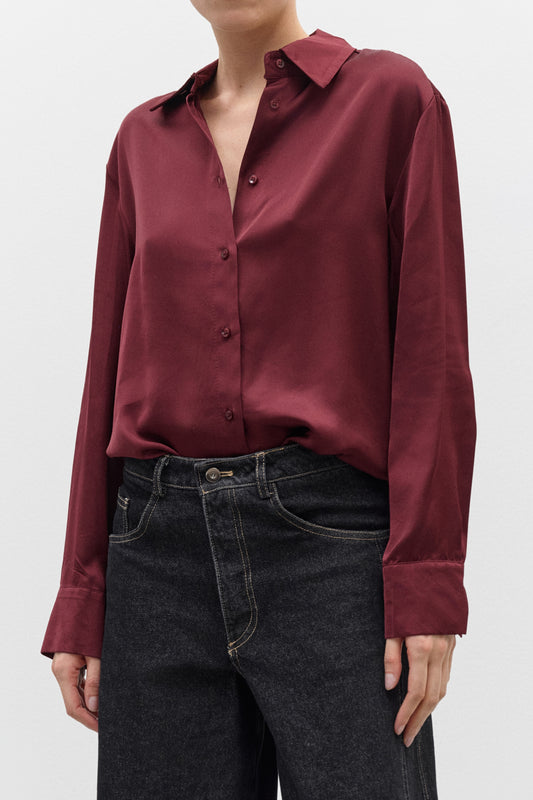 Camicia satinata