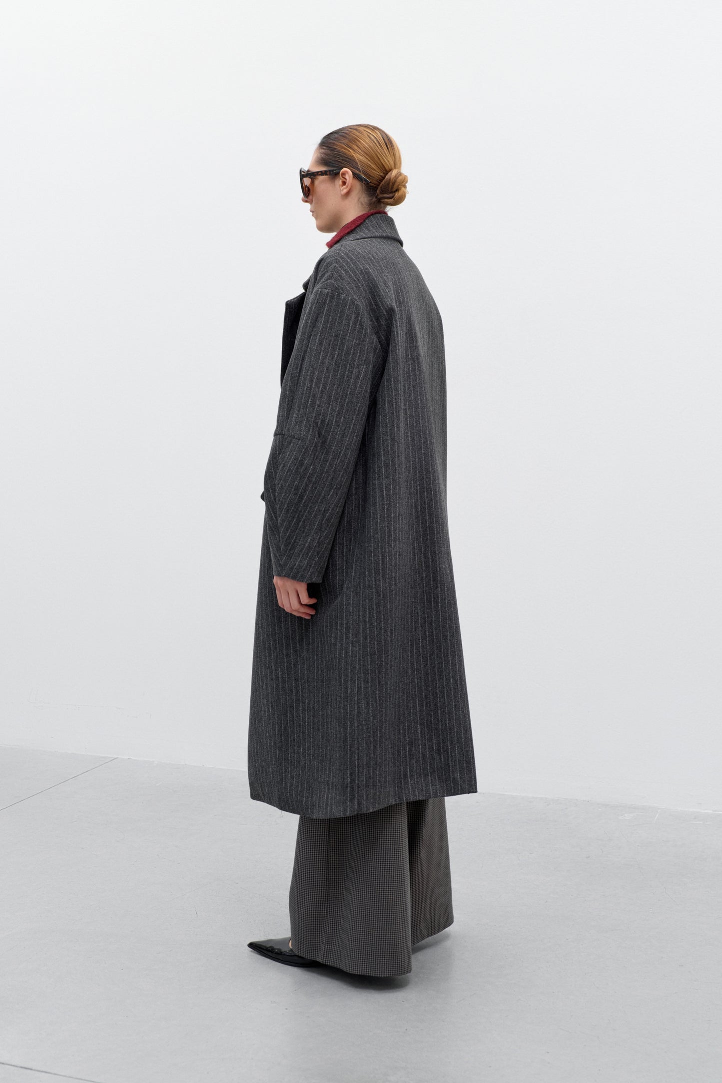 Cappotto Gessato