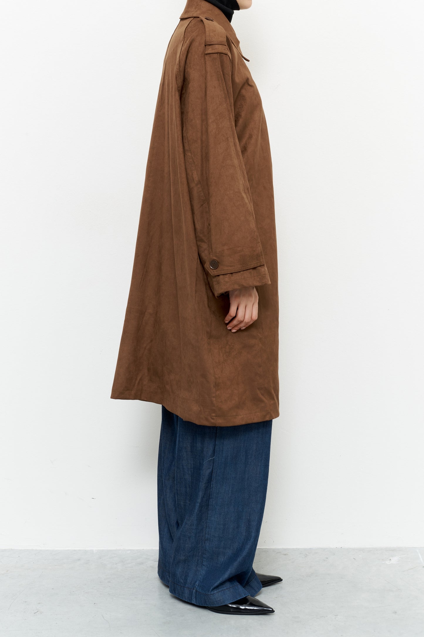 Cappotto in camoscio